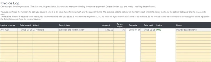 Invoice Tracker and Payment Chaser